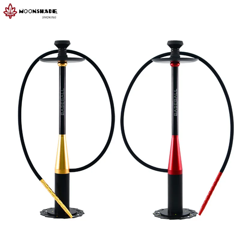 Большой алюминиевый бейсбольный кальян MOONSHADE высота 80 см нежная бейсбольная