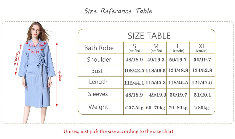 Men Waffle Bathrobe Couple Kimono Robes Wedding Honeymoon Gift Anniversary Gift Spa Cotton Sleepwear