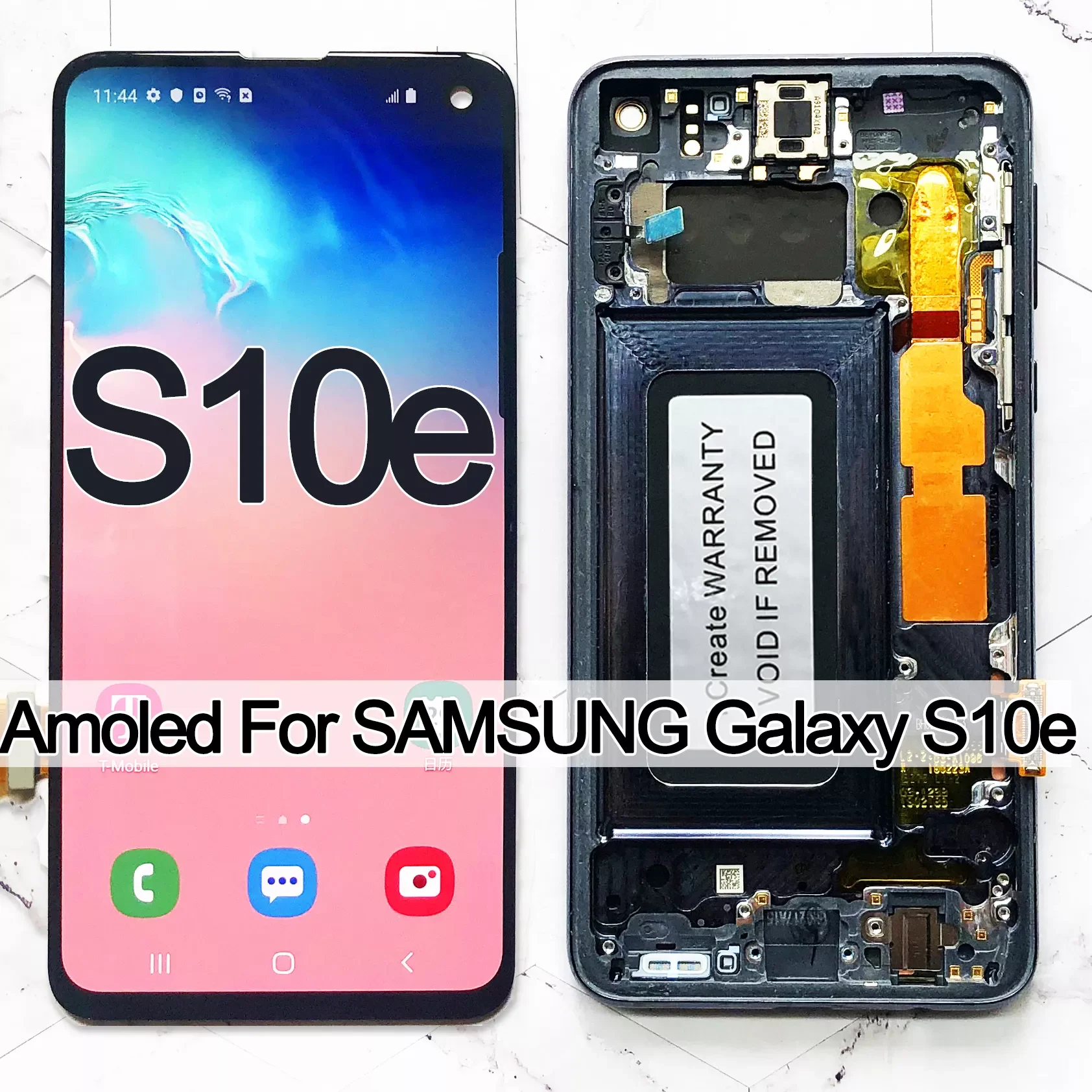 

OEM полный комплект для Samsung Galaxy S10e G970FU ЖК сенсорный экран AMOLED дисплей дигитайзер сборка замена без сгорания теней