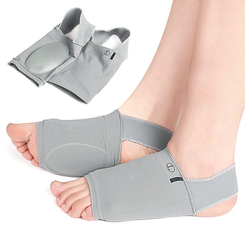 

1 Pair of Arch Support Sleeves Orthotic Insoles Pad Plantar Fasciitis Heel Spurs Strap Foot Care Flat Feet Relieve Pain Socks