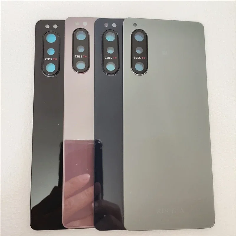 Стеклянная крышка для Sony Xperia 5 II SO-52A XQ-AS52 XQ-AS62 5ii задняя батарейного отсека корпуса