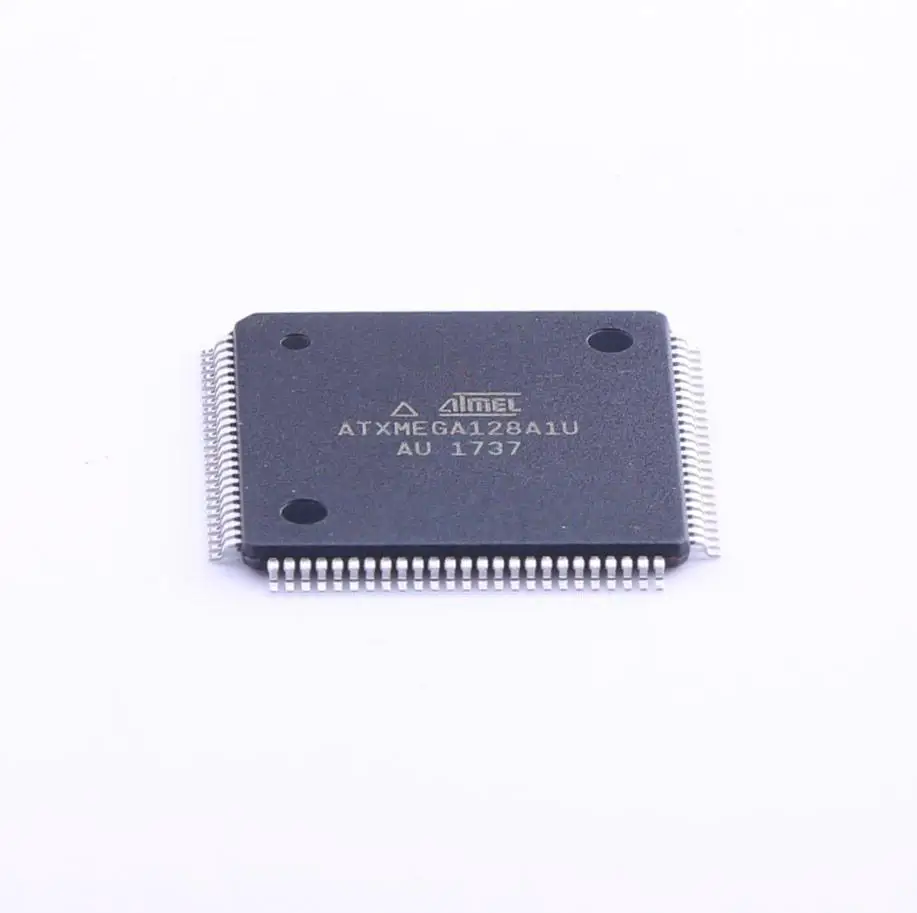 MCU 8-bit/16-bit AVR RISC 128KB Flash 1.8V/2.5V/3.3V 100-Pin TQFP T/R ATXMEGA128A1U-AU