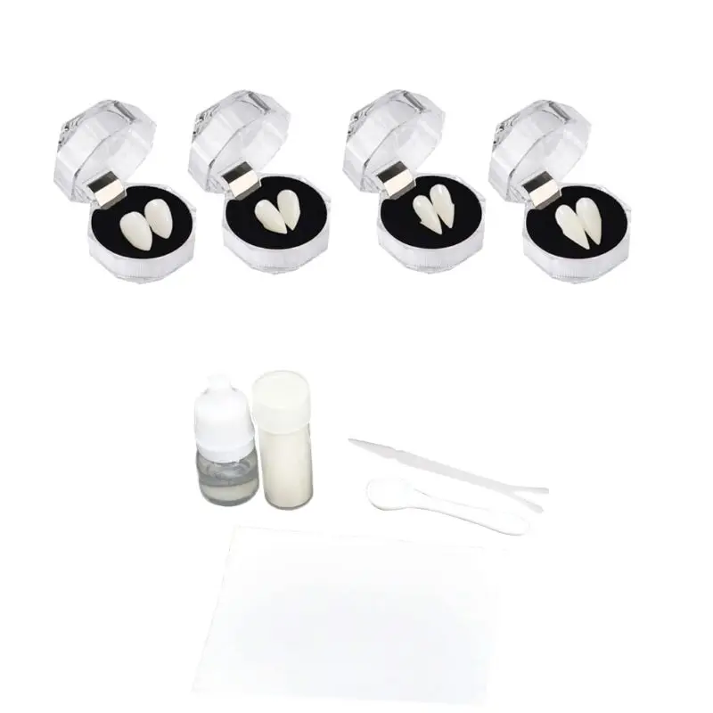 для вампира ужас вставные зубы клыки хэллоуин вечеринка косплей зубные протезы