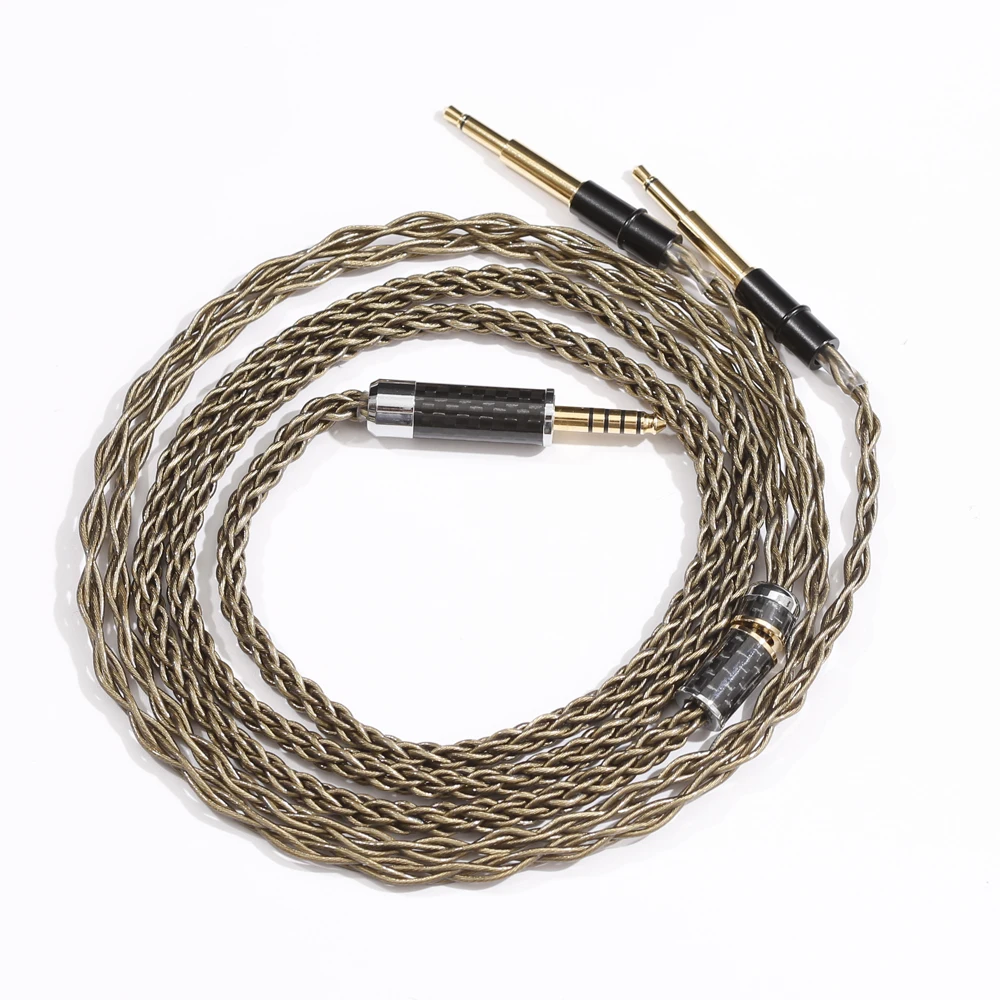 

High-Fidelity SYRNARN Gold Plated Copper Balance Headphone Cable -Final, Meze99Classics, and ANTONIO 2.5/3.5/4.4mm 8 Core Wire