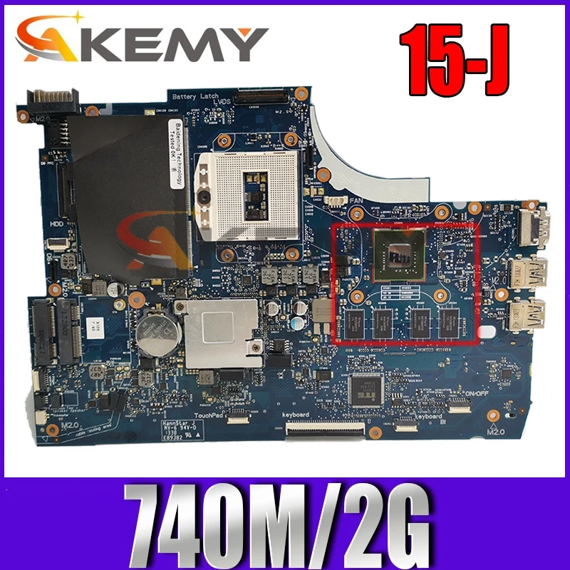 

Материнская плата для ноутбука HP ENVY 15-J 15T-J 746447-501 746447-001 6050A2548101-MB-A02HM87 W/ 740M/2G 100% рабочий