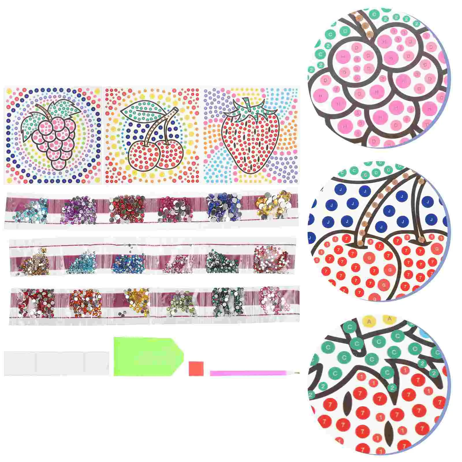 

Window Kidsart Painting Diamondkits Craftsdecal Diamonds Diy Rhinestone Supplies Year New Easter Craft Suncatcher Girls Big