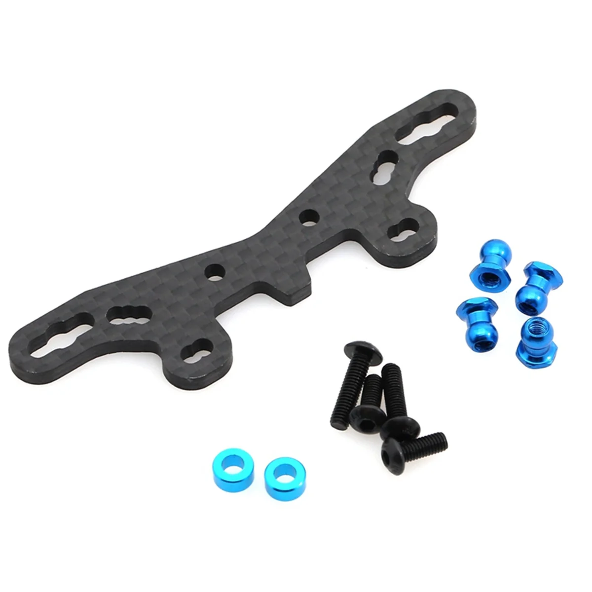 

Suitable for TAMIYA TT02S/SR 54632 Remote Control Accessories Carbon Fiber Front Shock Mount