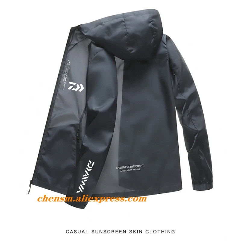 

2022 New Fishing Sun Protection Clothing Summer Men's Sunscreen Hooded Jacket Couple Breathable Quick-drying Fishing Clothing