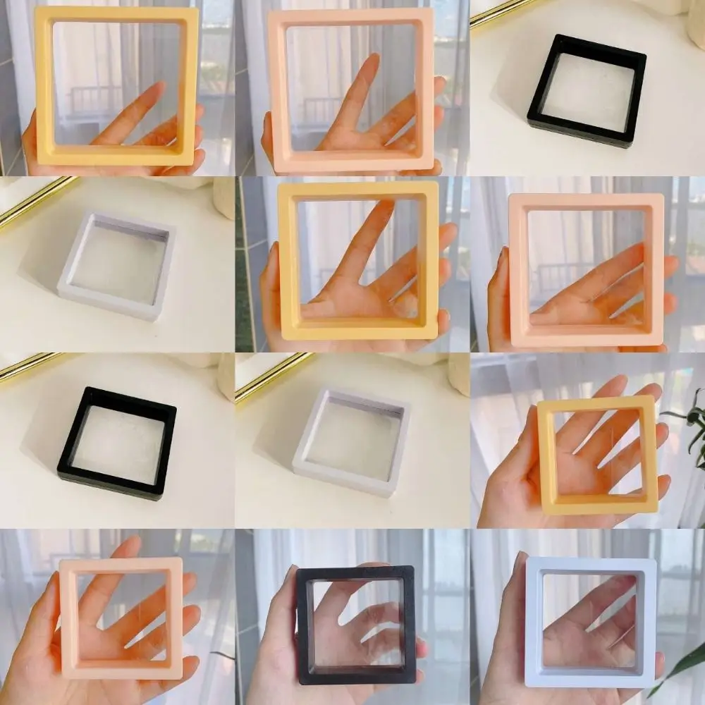 

Square Shape Jewelry Storag Case Bracelet Ring Necklace Display Box PE Film Anti-oxidation Jewelry Organizer