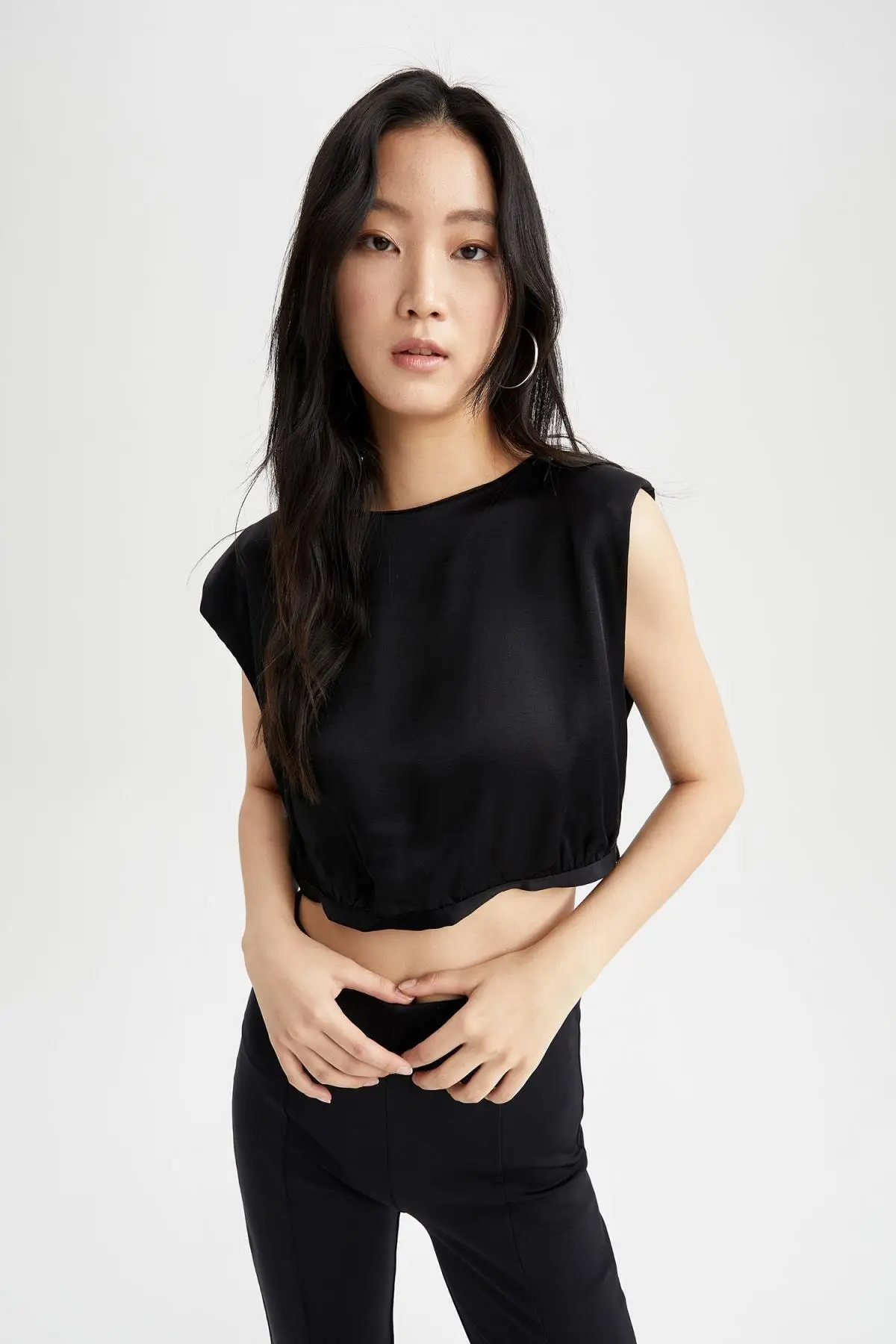 

Women's Summer Crop Top Blouse Christmas Themed Crew Neck Short Sleeve Satin Crop Blouse hot girl top bottoming shirt