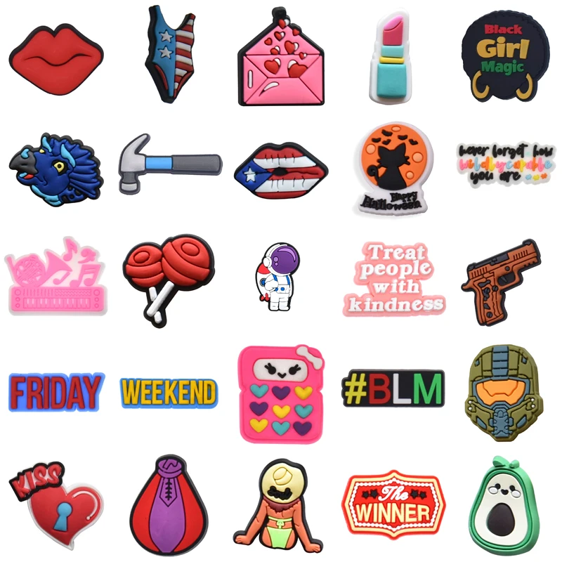 

Gifts Para Pins Packs Shoes Accessories Shoe Charms Men Wholesale Bulk Decorations for Crocs Boy Kids Set Jeans Girl Women Charm