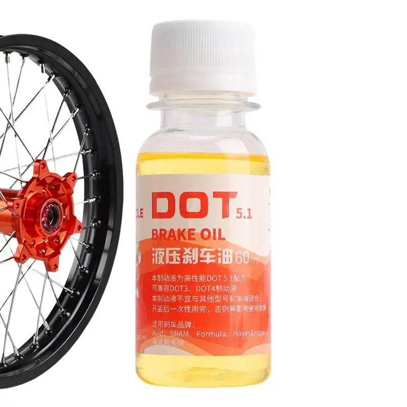 

Brake Fluid Dot 5.1 Hydraulic Fluid For Stable Performance Riding Supplies Braking Oil Bicycle Essentials For Road Bikes MTB