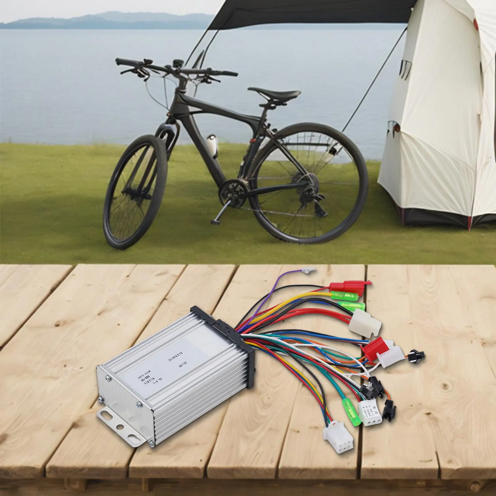 Контроллер электрического велосипеда 36 В-48 В 8 9 х 5 2 3 см из алюминиевого сплава