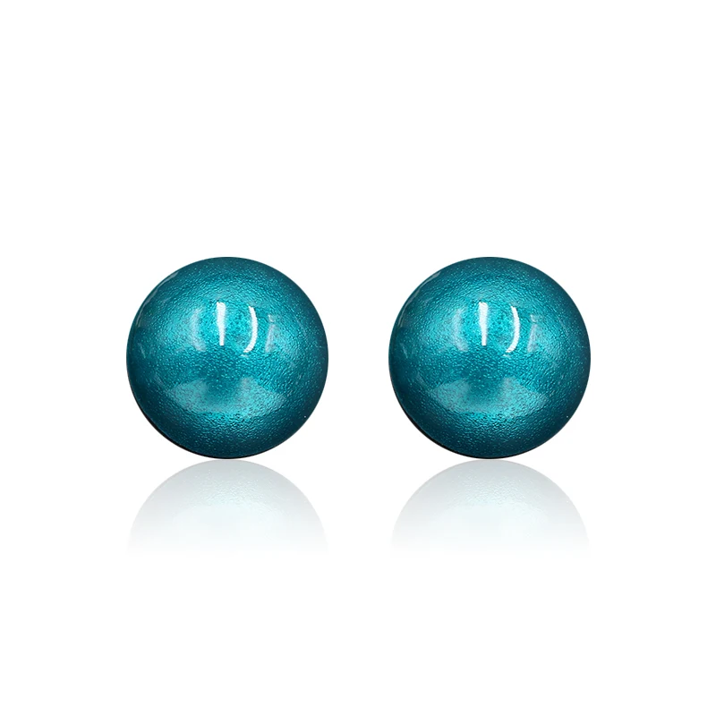 

Fruit Orange Green Elegant Casual Ladies earrings Soft Light Enamel Big Circle Earrings Temperament Ear Clips Ear Jewelry 2019