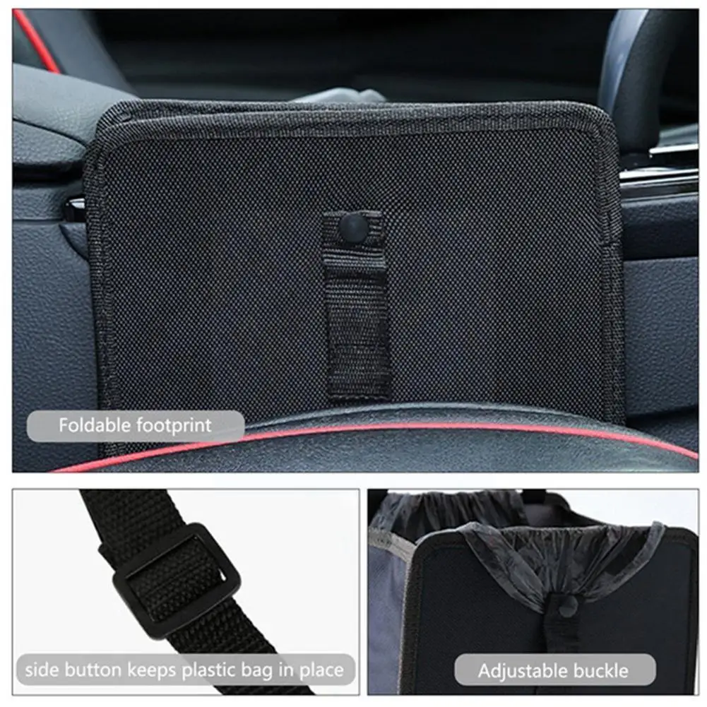 

Waterproof Car Trash Can Bin Auto Car Accessories Organizer Garbage Dump For Trash Can Cars Storage Pockets Portable Z1X5