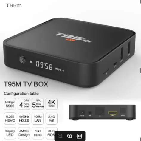 

IPTV TV Box 4gb Ram with bluetooth Android Amlogic S905X 64 bit Octa core 2GB 8GB 2,4g wifi BT4.0 LAN1000M 4 K Set-top Boxes