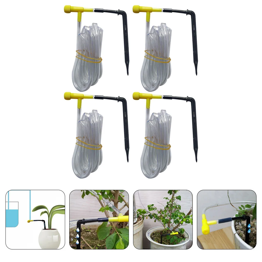 

4 Pcs Sprinkler Watering Spikes For Flower Slow Release Plants Self-watering Outdoor Plastic Devices Drip System Potted