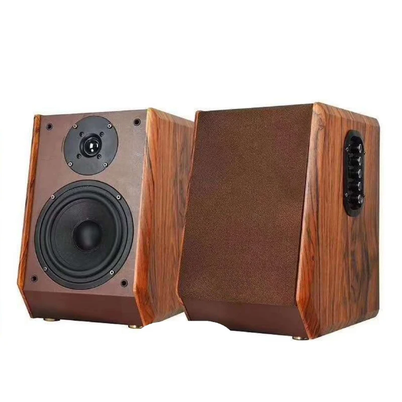 

Vofull factory price 4 ohm hifi wooden bookshelf spekers with best sound