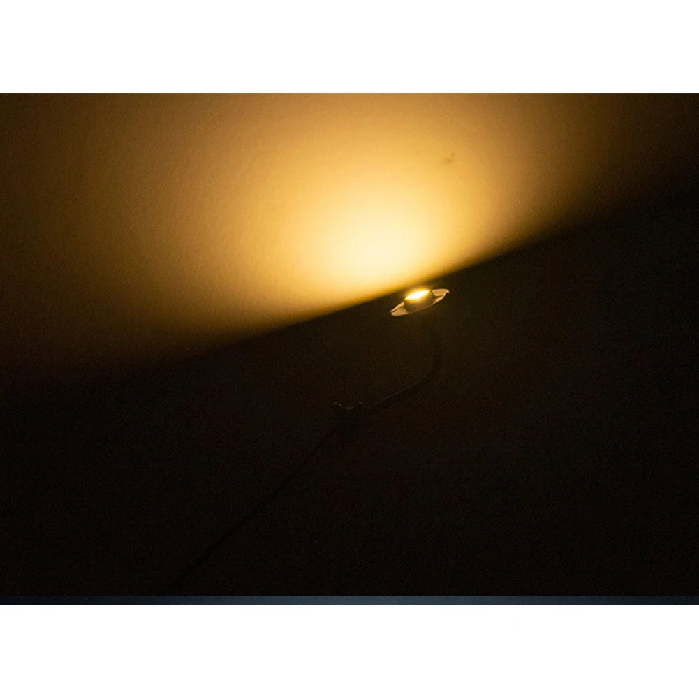 

Model Lamp Model Railway Wall Lights Warm White Model Light*10 5Pcs ABS + Metal Blue Wire To Negative HO Scale