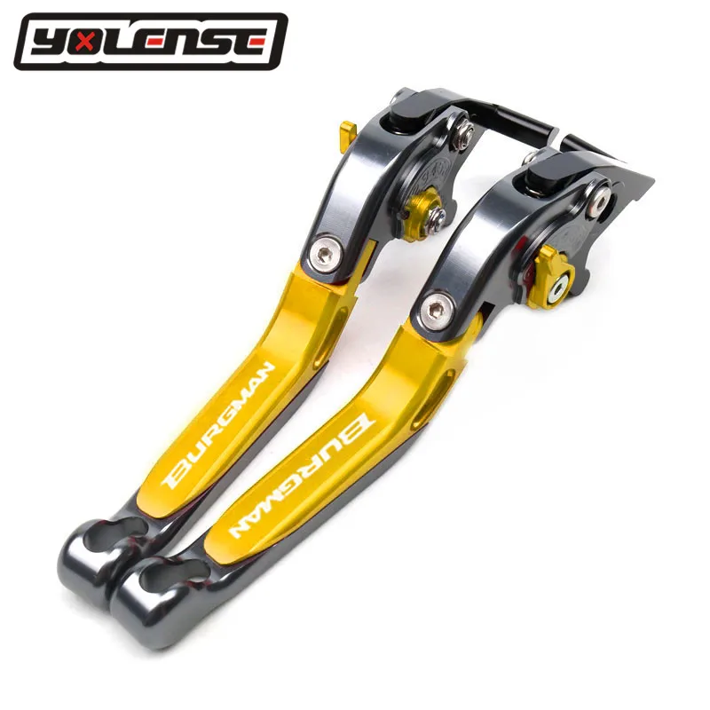 

Для SUZUKI AN 250 400/Z 1998-2020 Burgman UH 125 150 200 250 02-20 мотоциклетные регулируемые складные выдвижные рычаги тормоза и сцепления