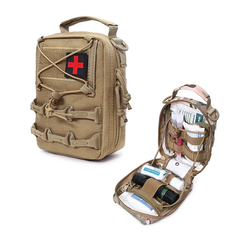 

Tactical Molle EDC Bag First Aid Kit Pouch Medical EMT Emergency Utility Tool IFAK Pouch Waist Pack Outdoor Camping Military Bag