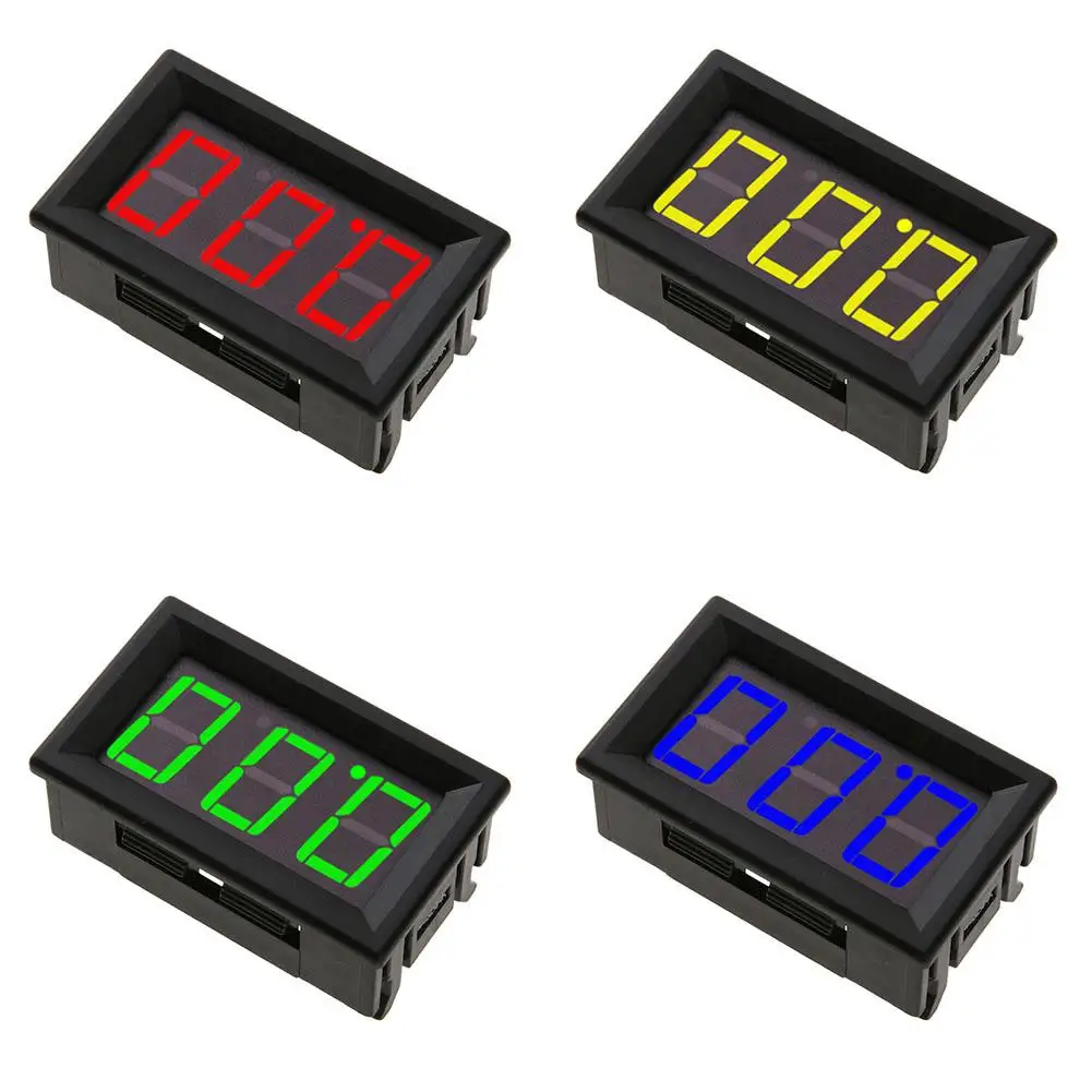 

0.56inch LED Display DC 4.5-30V Two-wire Digital Voltmeter Meter for Motorcycle Car Auto Voltage Measurement