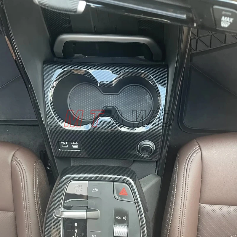 Аксессуар для BMW X1 2023 2024 углеродный ABS переднее заднее сиденье фонарь Защитная