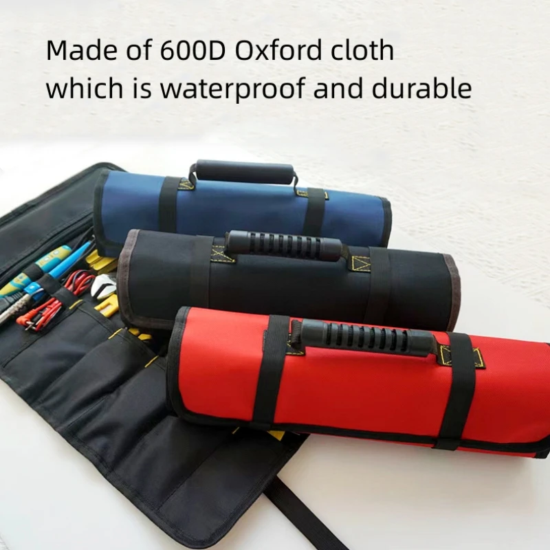 

Многофункциональная складная сумка для инструментов, Портативная сумка из ткани Оксфорд для хранения гаечных ключей, электрических сверл, инструментов, органайзер, держатель
