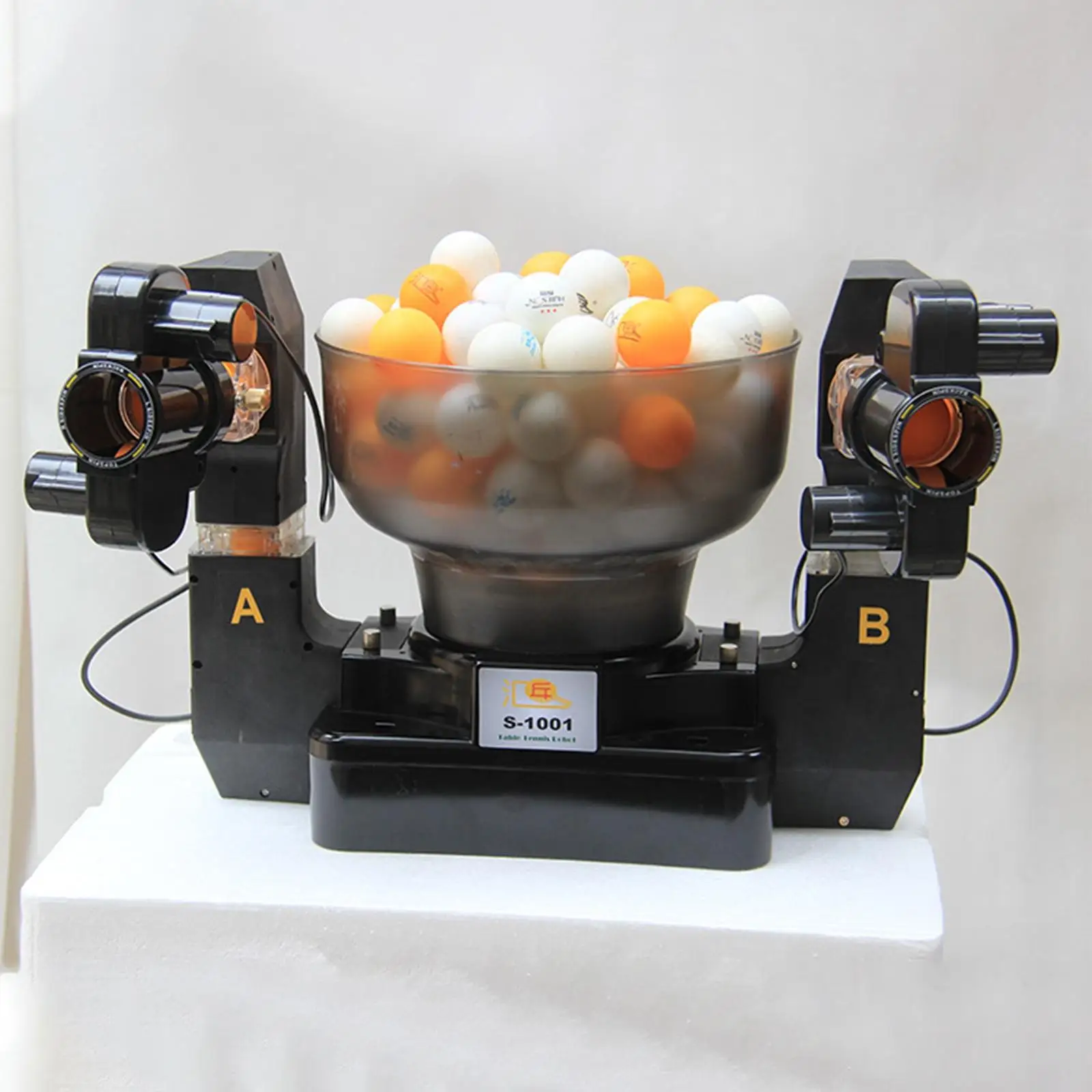 

Portable Table Tennis Trainer Robot Ping Pong Ball Pitcher Launcher