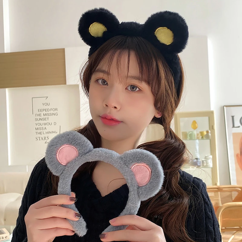 

Ободок для волос с милым плюшевым медведем, ободок для волос для девочек, ободок для волос, аксессуары для женщин, детский ободок, головной убор, головной убор