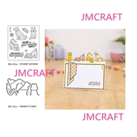 jmcraft chapter dogs cats metal cutting dies stencils stamp for diy scrapbooking photo album decorative embossing paper cards