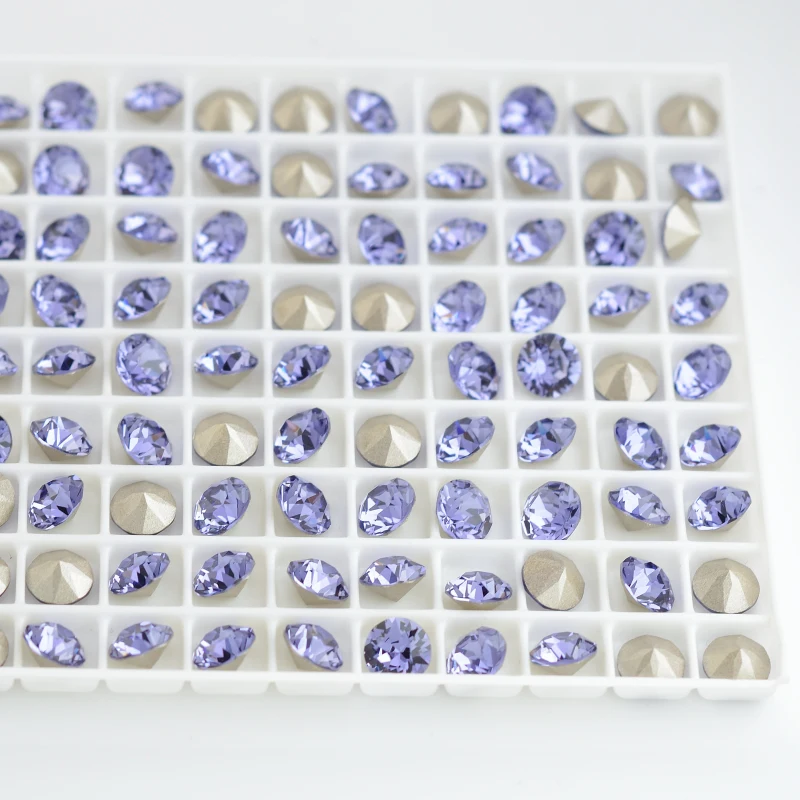 1088 Танзанит 539 Xirius чатон хрусталь от Swarovski-элементы круглые ювелирные изделия