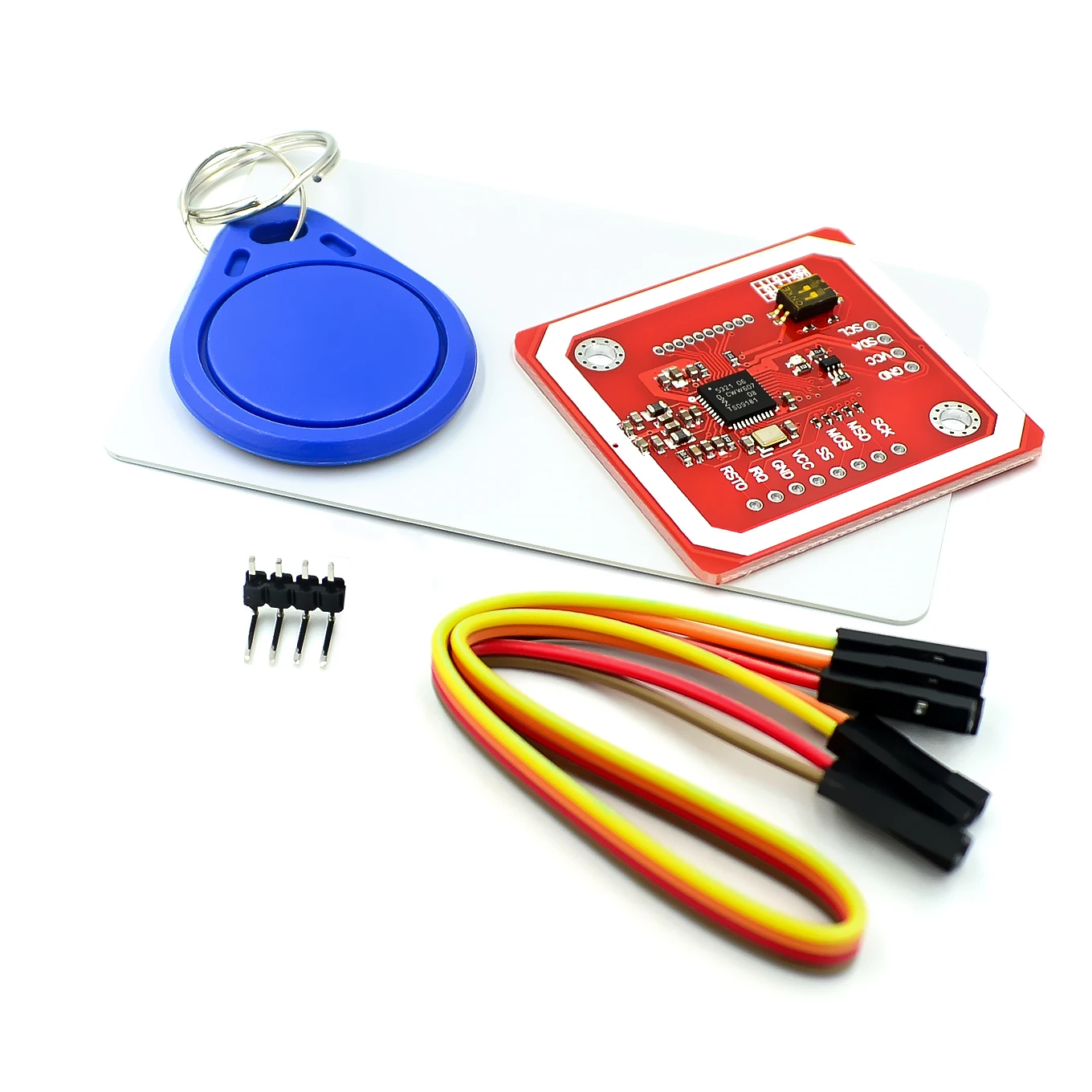 

1Set PN532 NFC RFID Wireless Module V3 User Kits Reader Writer Mode IC S50 Card PCB Attenna I2C IIC SPI HSU For Arduino