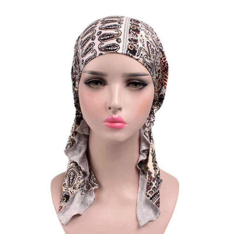 

Женская шапка-тюрбан, шарф, шапка в стиле хип-хоп, Повседневная осенне-зимняя шапочка с принтом, Женская Шапочка-бини, головной убор для деву...