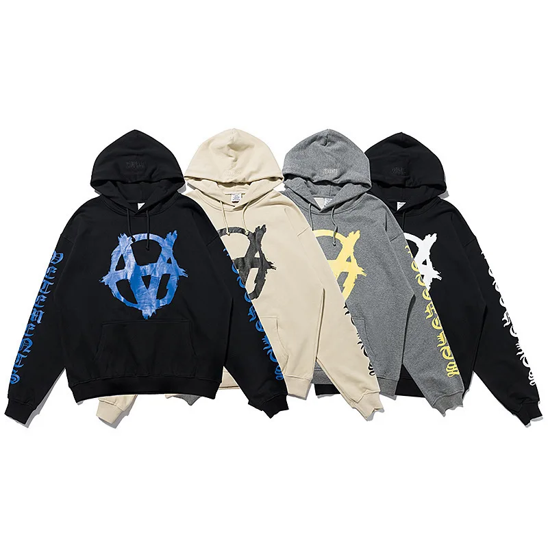 

VETEMENTS Sweatshirts Men and women autumn Fashion New VTM Oversized Hip-Hop Hoodie Hight Street Harajuku Print Hooded Hoody