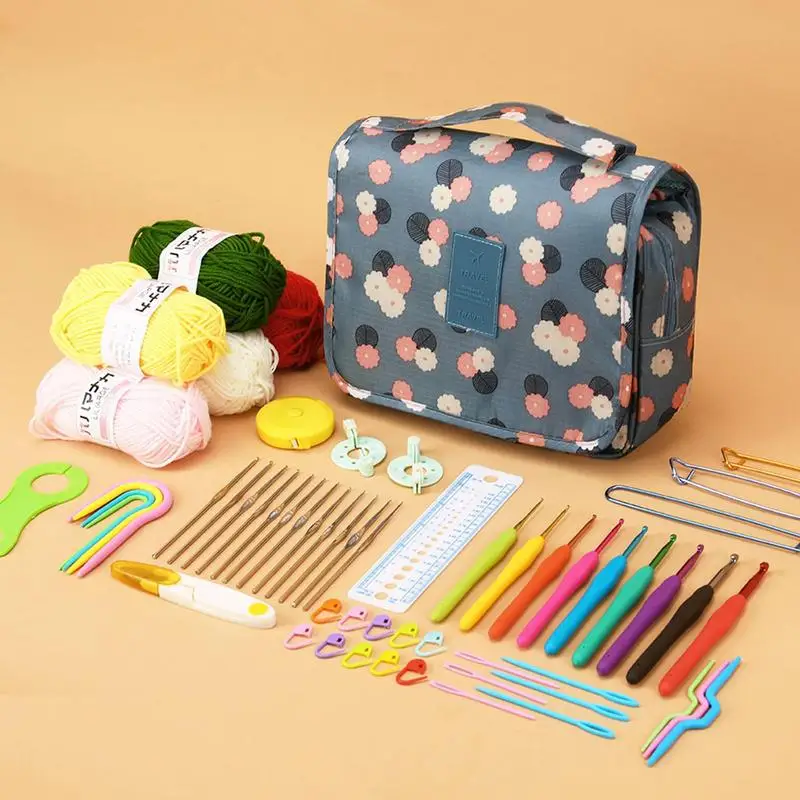 

Наборы крючков для вязания, поделки ручной работы для начинающих, шерстяная пряжа, аксессуары для подарков, шарфы, перчатки для творчества