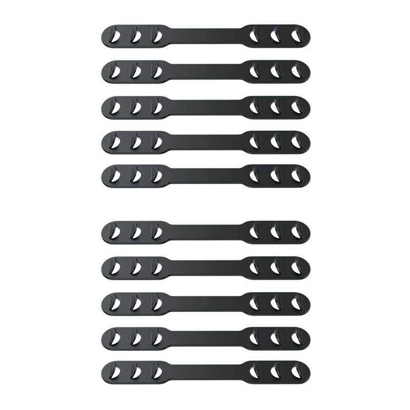 

10Pcs Adjustable Face Mask Ear Protection Hook Extension Grips Buckle Holder Strap Accessories Black