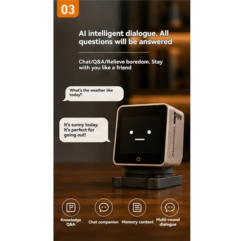 Фото N15R-For STACKCHAN AI Chat Robot: Голосовой ИИ-робот-компаньон для рабочего стола, программируемый мини-робот с открытым исходным кодом №3