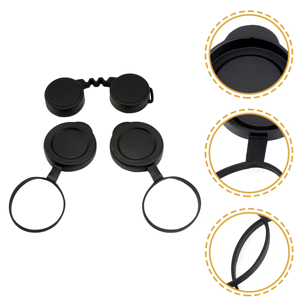 

Back Lens Cap Rubber Objective Lens Cover Camera Lens Accessories Silicone Objective Lens Cover Eyepiece Scope Cover