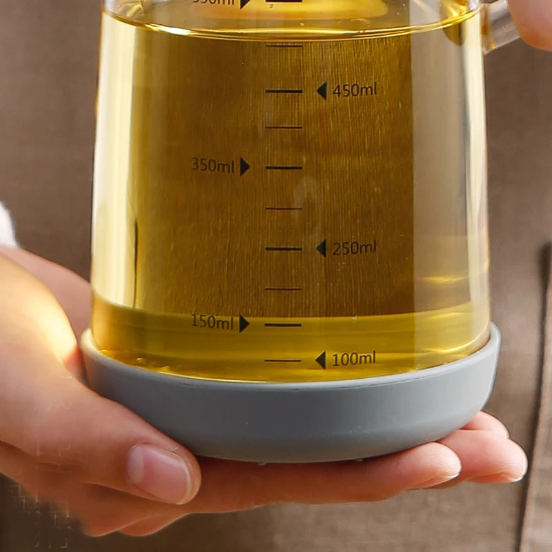 shimoyama olive oil bottle with scales cooking seasoning oil vinegar storage bottle oil cruet glass dispenser kitchen gadget free global shipping