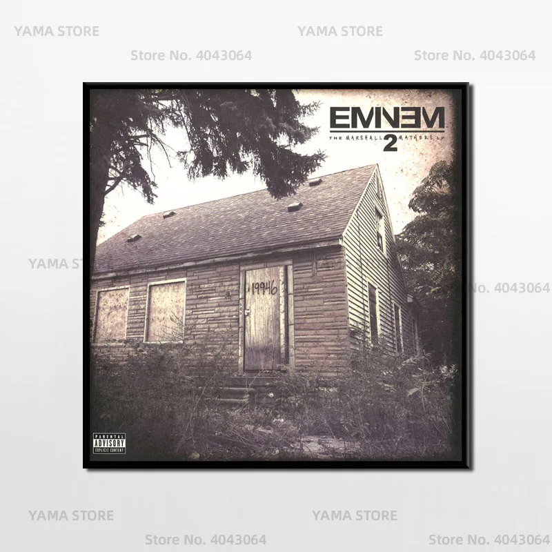 J537 Эминем Маршал Мэзерс Хип-хоп Рэп Музыкальный горячий обложка альбома холст живопись постер для домашнего декора на.