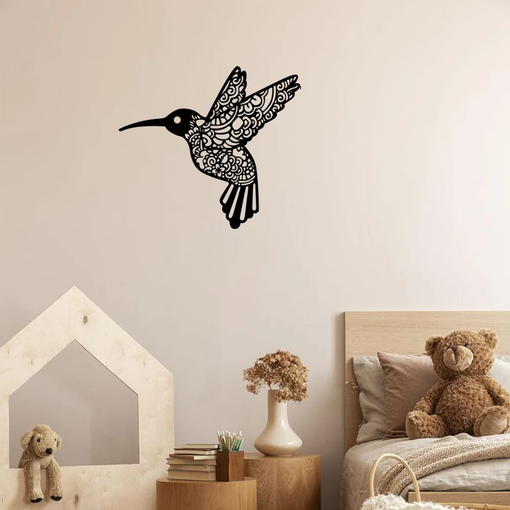 Изысканное украшение для дома из железа Колибри украсит вашу спальню и прихожую