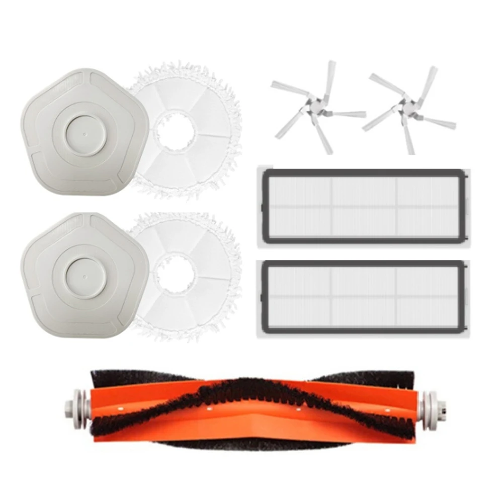 

Набор аксессуаров для робота-пылесоса Xiaomi Dreame W10/W10 Pro, моющаяся основная и боковая щетки, насадка на швабру, с тканевым фильтром, 9 шт.