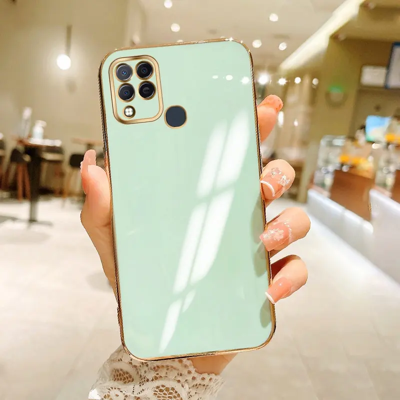 

Infinix Hot 10S X689B X689 X689D Case Plating Silicone TPU Bumper Back Cover Shockproof Soft Case for Infinix Hot 10s X689B X689