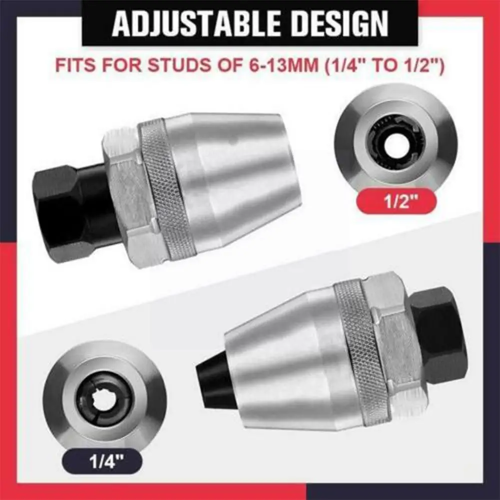 

Broken Bolt / Stud Remover Extractor For Extracting 6 -13mm Broken Screw Removal Tool D4s7