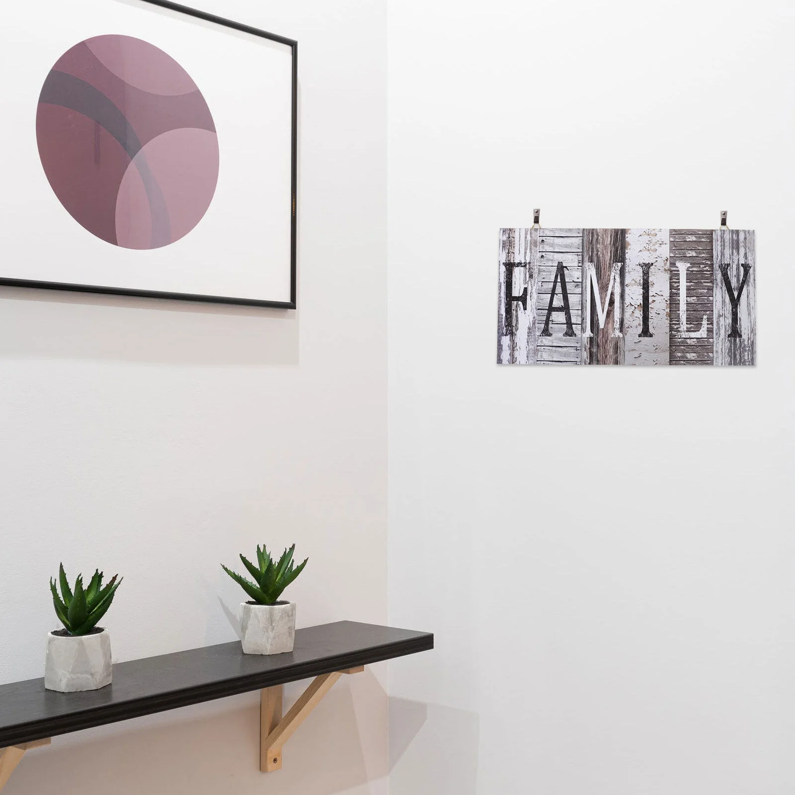 

Retro Decorations For Homeations Family Wall Hanging Sign HDF Rustic Wood Door Wooden Kitchen Farmhouse