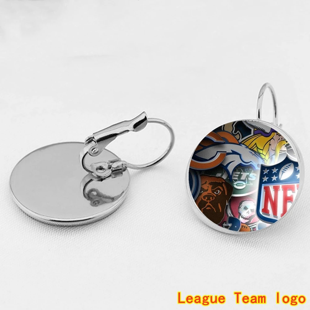 Юридическая копия NF американский футбол Прочный логотип для регби нержавеющая