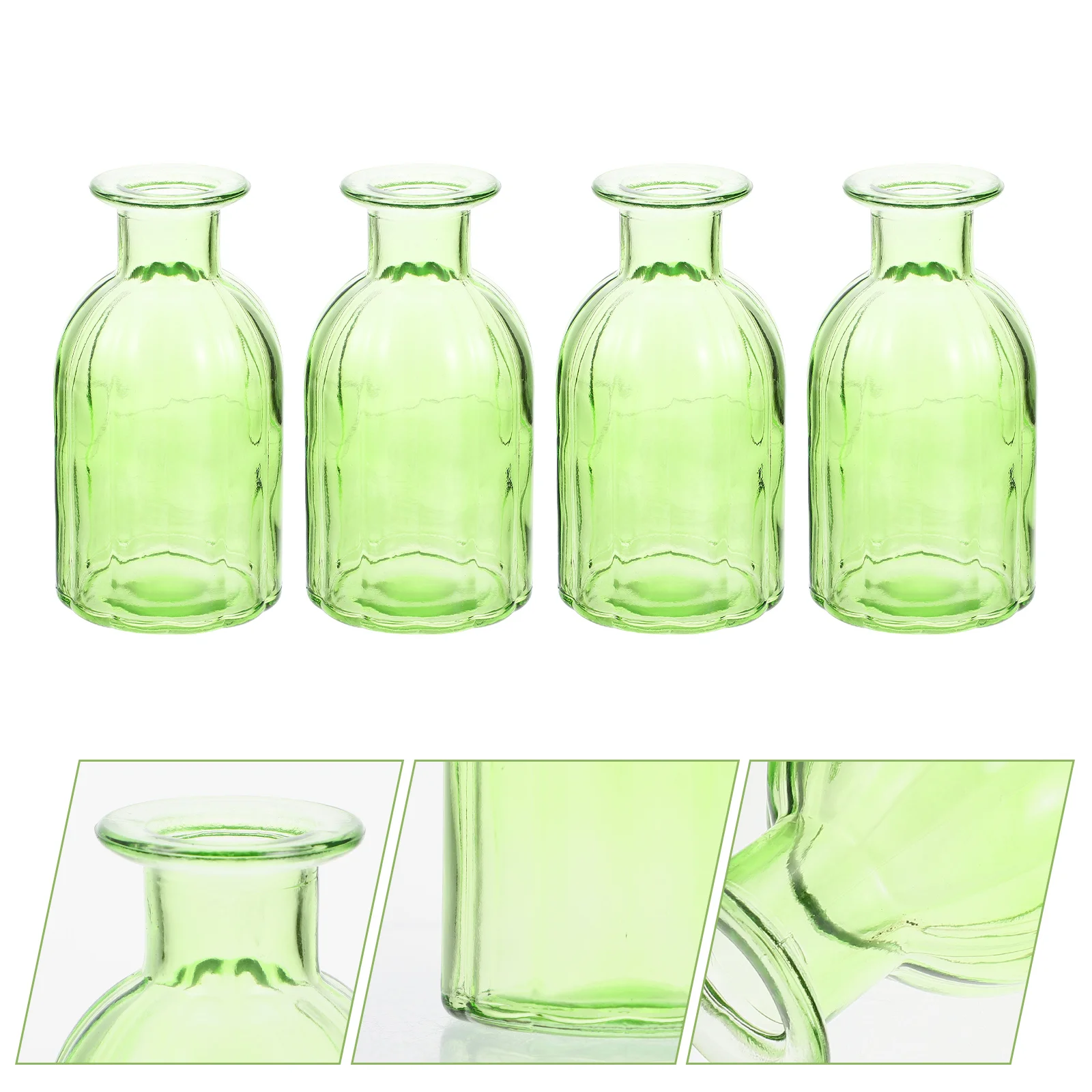

Vase Flower Glass Bud Vases Hydroponic Clear Holdersmallpot Arrangement Decorative Planterterrarium Container Centerpieces