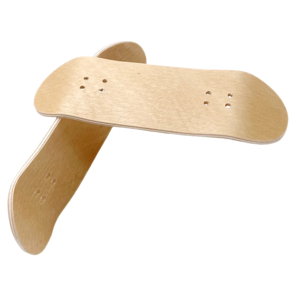 

2pcs Mini Wood Finger Skateboard Decks Replacements Wood Board for Mini Fingerboard