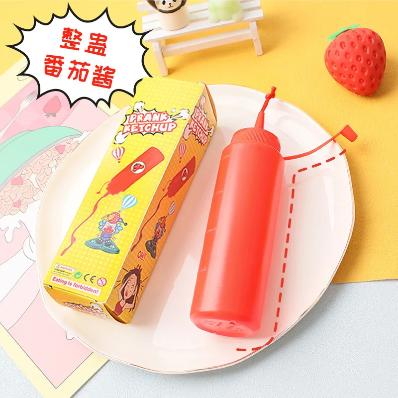 

Ketchup Salad Bottle Prank Creative Decompression Vent Toys Prank Toys Empty Bottles Lovers Prank Toys Funny Shocker Gift Game